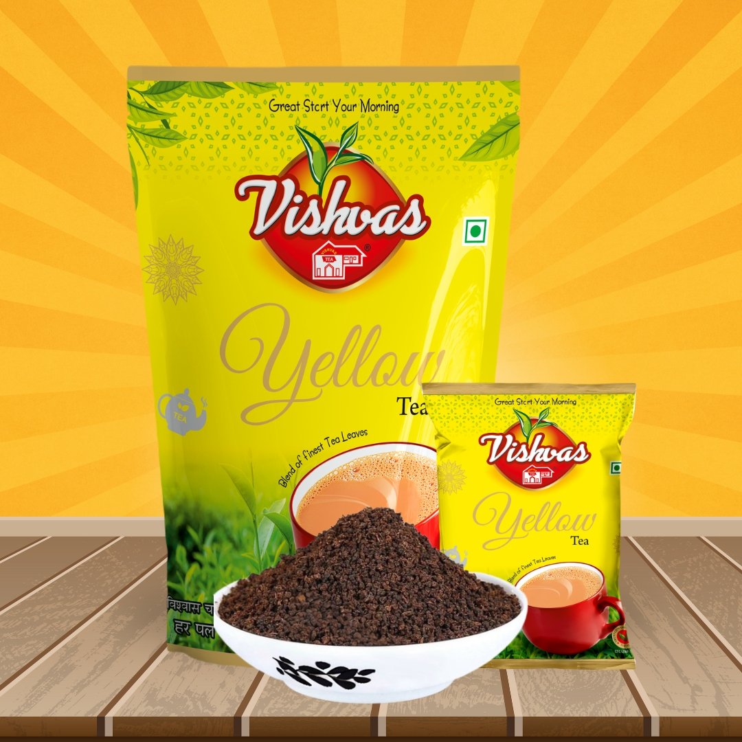 Vishvas Yellow Tea 1Kg - Premium Pack